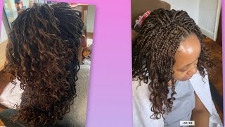 Bohemian Box Braids / Crochet Box Braids