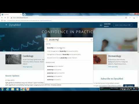 Accessing DynaMed Plus
