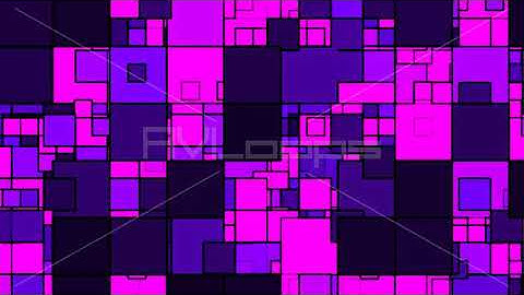 Modern Minimalist Purple and Pink Square Shapes Overlapping Design - IncrediVFX - AVloops