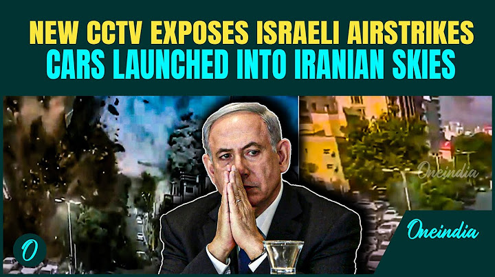 UNBELIEVABLE Israel Bombing Iran VIDEO: New CCTV Shows Israeli Jets Blasting Cars Into Iranian Sky