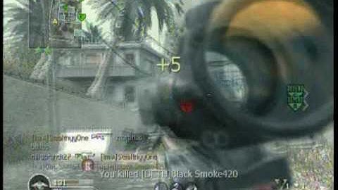 Call of Duty 4 ACOG sniper montage part 1