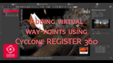 Add virtual way-points directly into your #realitycapture projects within Leica Cyclone REGISTER 360