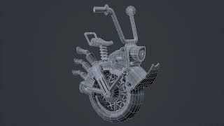 Monobike Wireframe Turntable