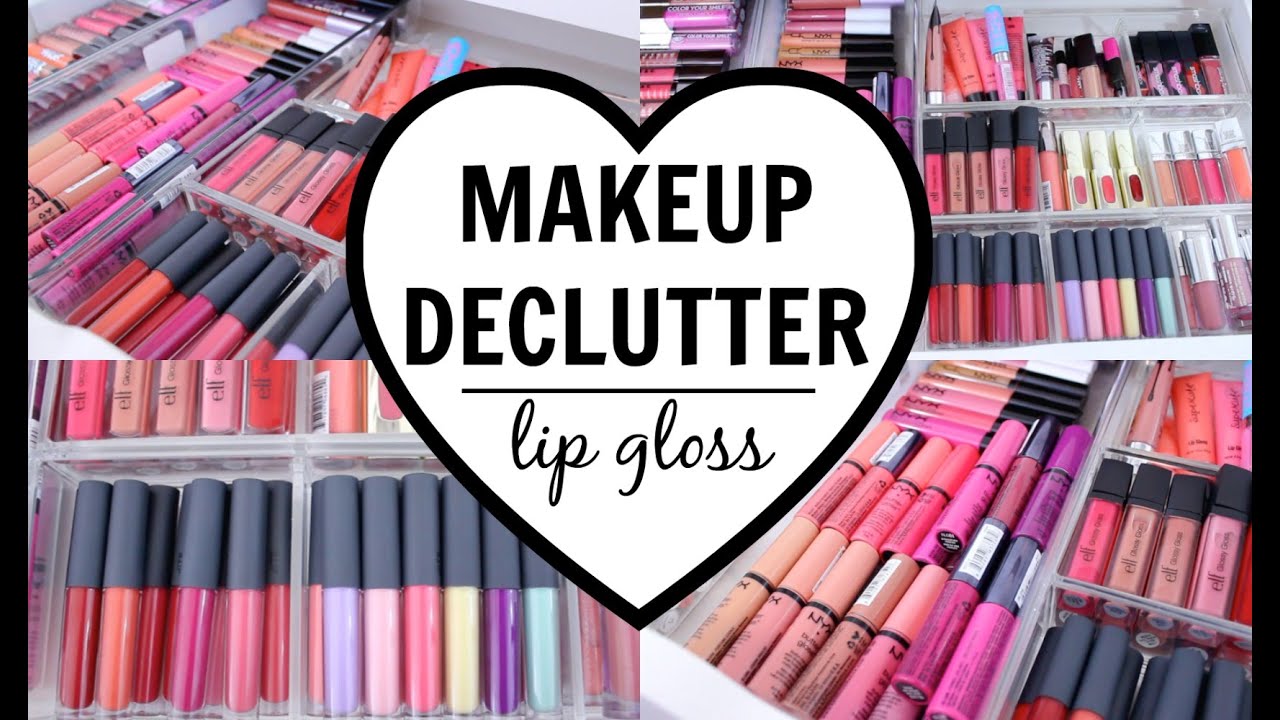 MAKEUP DECLUTTER: Lip Gloss