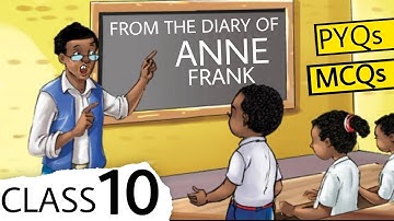 From the diary of Anne Frank - class 10 - summary in hindi Full chapter explaination