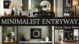 65 Minimalist Home Entryway Decor Ideas Stylish Functional Inspiration