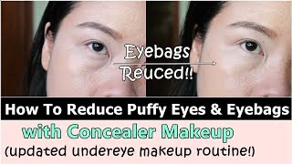 Hi, I'm here to share how to get rid of puffy eyes visually with my...