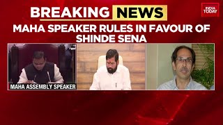 Sena Vs Sena: Eknath Shinde Faction Is The Real Shiv Sena, Rules Maharashtra Speaker