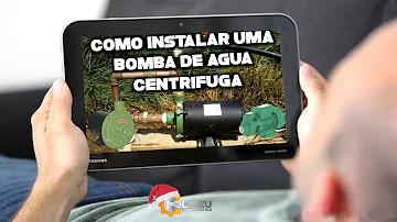 O que precisa para instalar uma bomba de água?