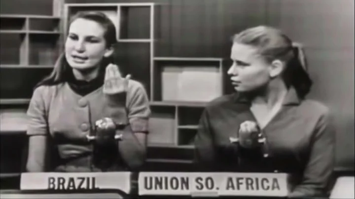 1958 High school exchange students: Brazil, Ethiopia, Italy, S. Africa. "How do you view Americans?" - DayDayNews