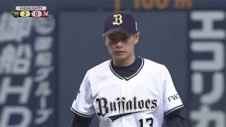 2019年4月5日 オリックス対東北楽天 試合ダイジェスト