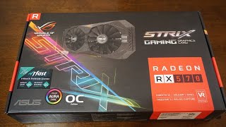 Unboxing Asus ROG Strix AMD Radeon RX 570 O4G Gaming OC Edition, Good  Budget Graphics Card in 2021?