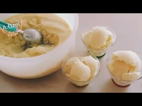 Limonlu Dondurma Tarifi-|Evde Yapımı Limonlu Dondurma| Gül Mutfağım