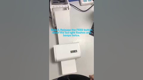 VOZY T1 Calibration Printer Operation Method