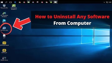 How To Uninstall or Remove Any Software From Computer | Bangla Tutorial