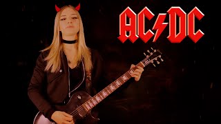 HELLS BELLS - AC/DC | Guitar Cover + Solos by Anna Cara