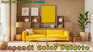 Japandi Color Palette | Fresh Yellow Tones for a Calm and Cozy Interior