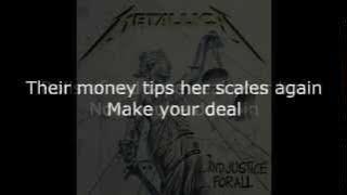 Metallica - ...And Justice For All Lyrics (HD)