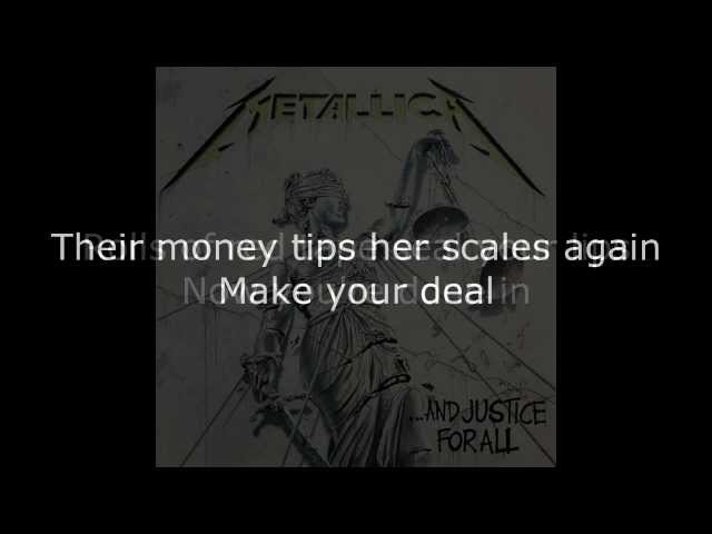 Metallica - ...And Justice For All Lyrics (HD) class=