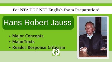 Hans Robert Jauss I Theories and Concepts I Reader Response Criticism I Literary Theory andCriticism