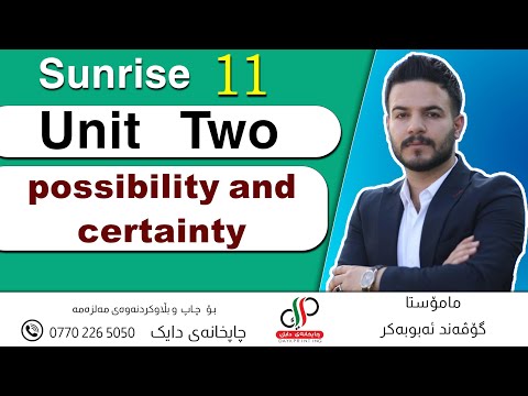 Sunrise 11 Grammar Unit 2 Possibility And Certainty Govand Abubakr 