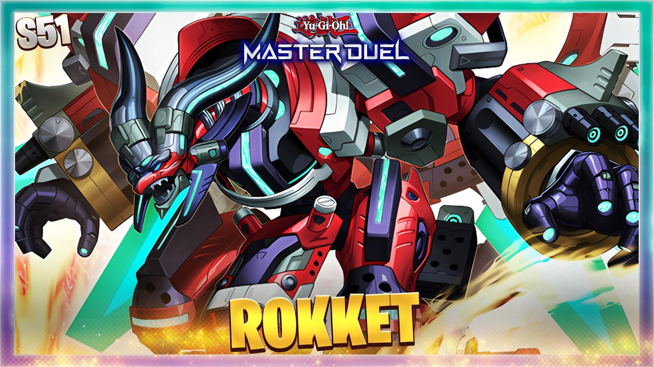 ROKKET RANKED GAMEPLAY SEASON 51 IN YUGIOH MASTER DUEL - YouTube