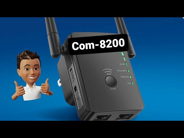 Repetidor Wi-Fi* 2,4 GHz (B/G/N), hasta 25 m de cobertura Steren COM-8200