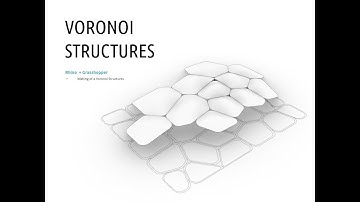 Voronoi Structure: sketching with Rhino and Grasshopper