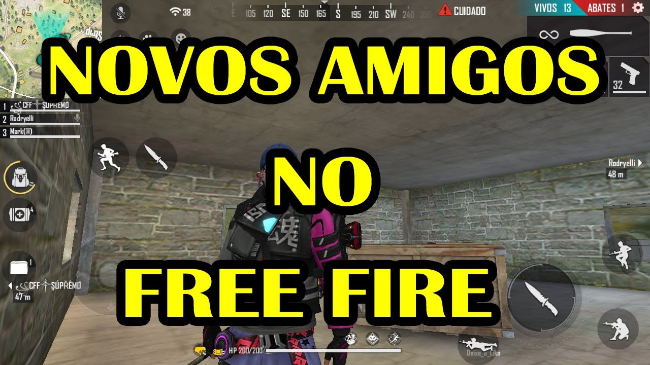 FAZENDO NOVOS AMIGOS NO FREE FIRE CANAL Mark Games