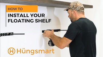 Hungsmart: How to Install Floating Shelf Brackets | DIY Tutorial
