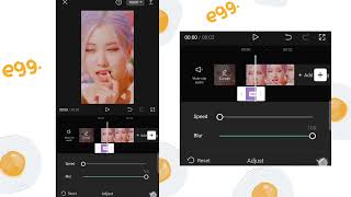 Ghost effect, blur effect, and oscillate on capcut