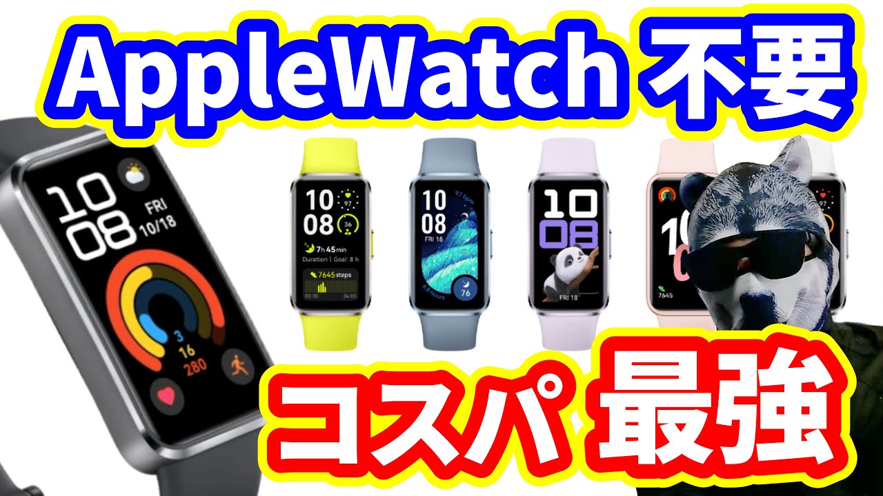 1万円以下】スマートウォッチ「HUAWEI Band 10」新機能の情緒管理も 