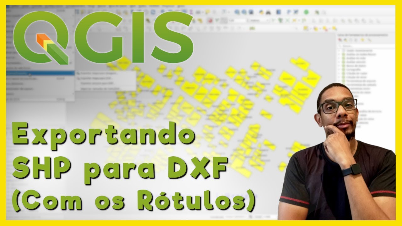 QGIS | Como Converter Shapefile em DXF Mantendo os Rótulos - YouTube