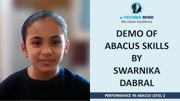 Double digit addition & subtraction by genius Swarnika Dabral -Abacus Level-2 (visualization method)