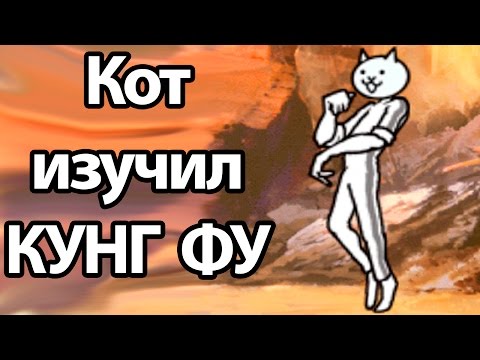 Кот изучил КУНГ ФУ ! ( Battle Cats )