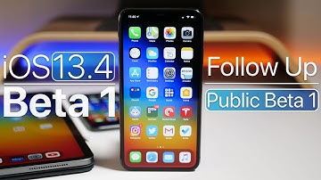 iOS 13.4 Beta 1 and Public Beta 1 - Follow Up