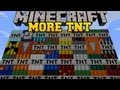 Minecraft: MORE TNT MOD (35 TNT EXPLOSIVES AND DYNAMITE!) TOO MUCH TNT Mod Showcase