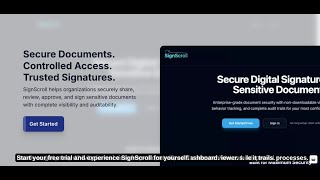 SignScroll: Secure Digital Signatures for Sensitive Documents