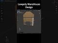 WareHouse Modeling Timelapse in Blender #shorts