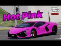 Neon Hot Pink Crew Color | GTA Online