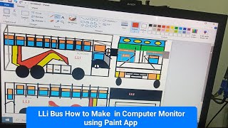 How to Make LLI Bus in Using Paint App in Computer screenshot 5