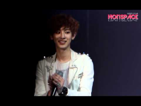 120331 EXO 첫 쇼케이스 in seoul - 찬열아, 너를 사랑해 사랑해 매일(HOT! SPACE)