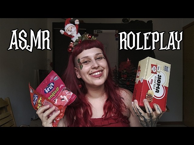 IRMÃ mais velha TE ARRUMANDO para o NATAL em FAMÍLIA ⟢ ASMR Roleplay