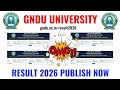 Gndu Result 2026 Publish Now 😱 2nd / 4th / 6th Semester ✍️ Gndu Result News Today | Latest Update
