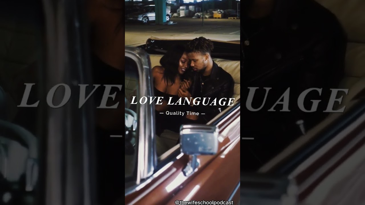 Quality Time, one of the 4 major love languages. 