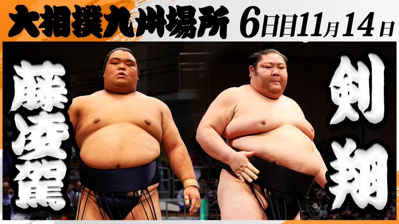 大相撲 藤凌駕(藤島部屋)ー剣翔(追手風部屋)<令和7年九州場所・6日目>SUMO - YouTube