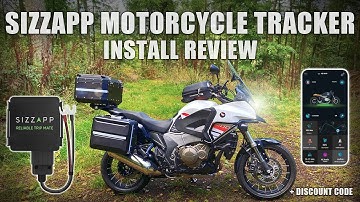 SIZZAPP Motorcycle Tracker - Installation & Review