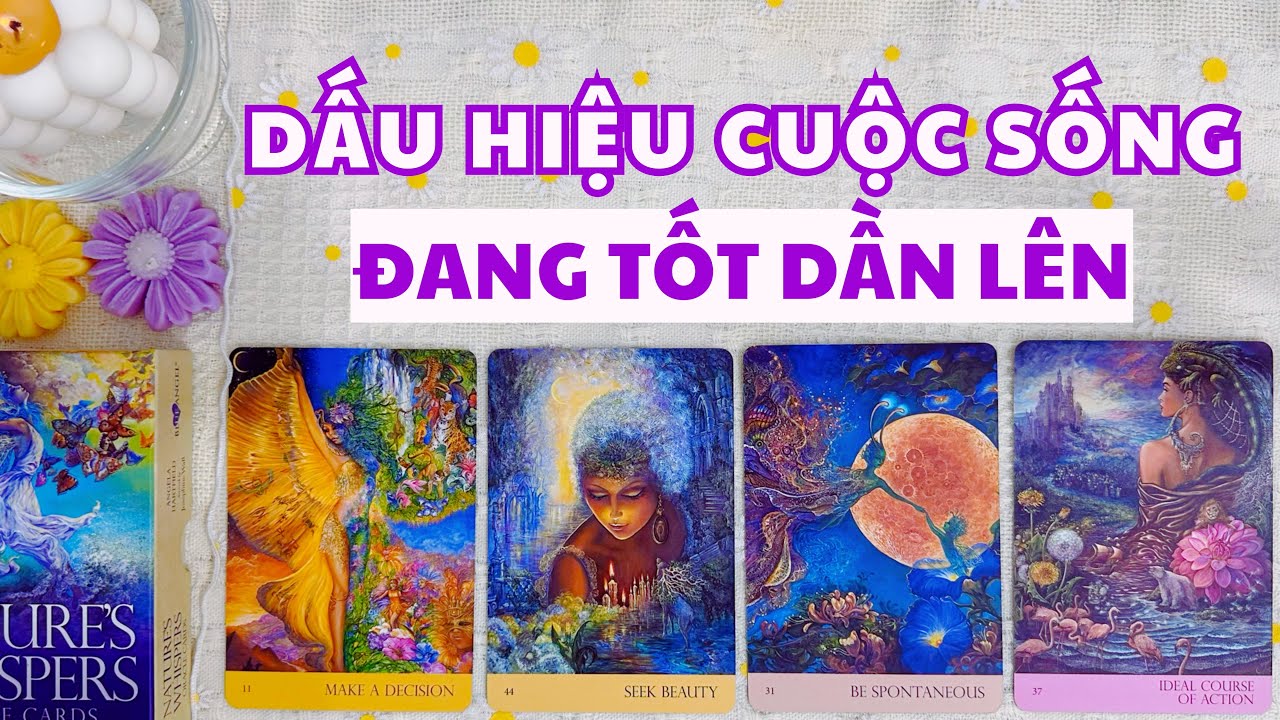 Tarot chọn tụ | 🌸💖 Dấu hiệu cuộc sống của bạn đang dần lên 