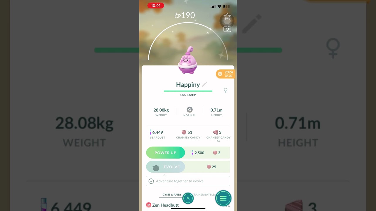 Got Shiny Happiny from a 2 km egg 