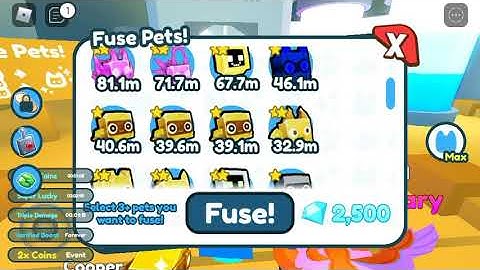 What will happen if you fuse 3 golden robot